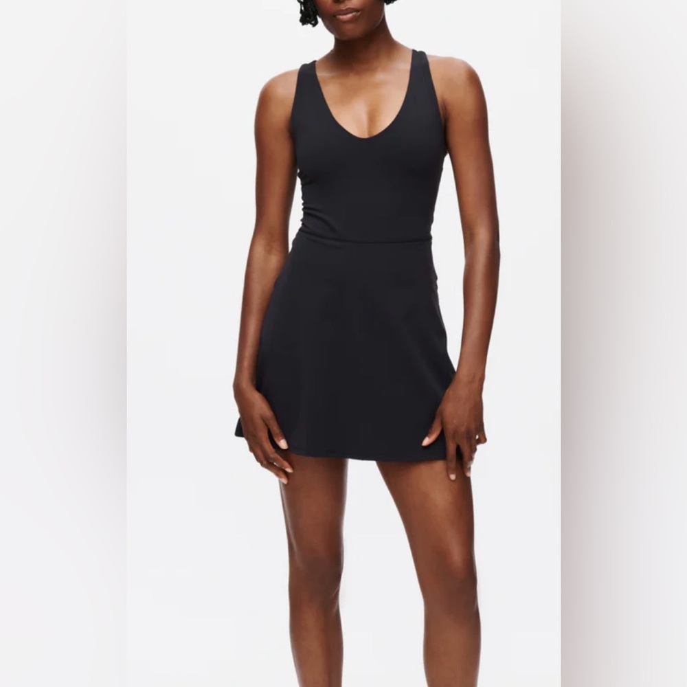 Outdoor Voices Black Mini Dress